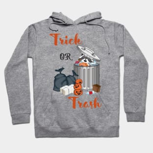 Trick or Trash - Raccoon Hoodie